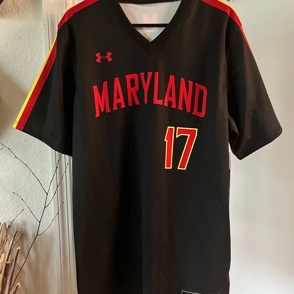 NWT!Under Armour Maryland Terrapins Baseball Jersey (L) Large - Picture 7 of 7